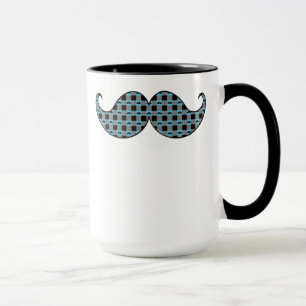 Caneca Moustache engraçado Stache do bigode do guiador