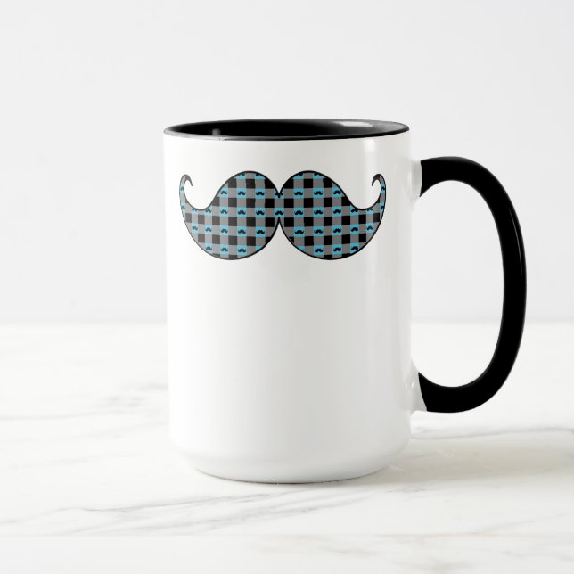 Caneca Moustache engraçado Stache do bigode do guiador (Direita)