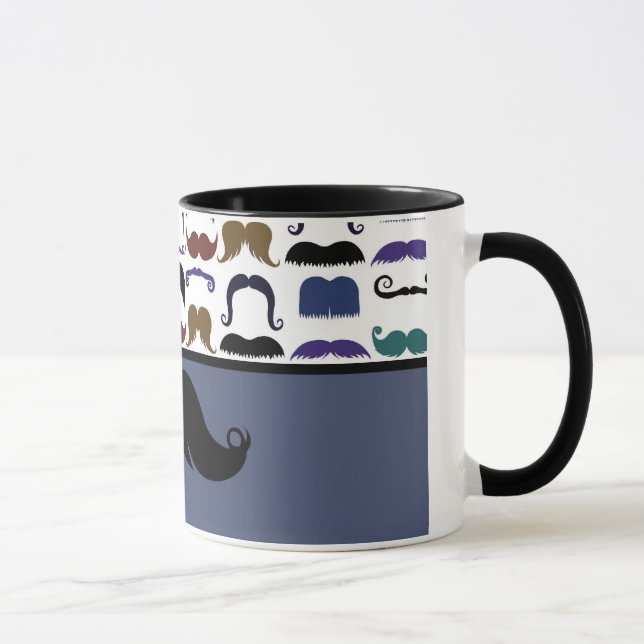Caneca Moustache na moda Stache do bigode do guiador (Direita)