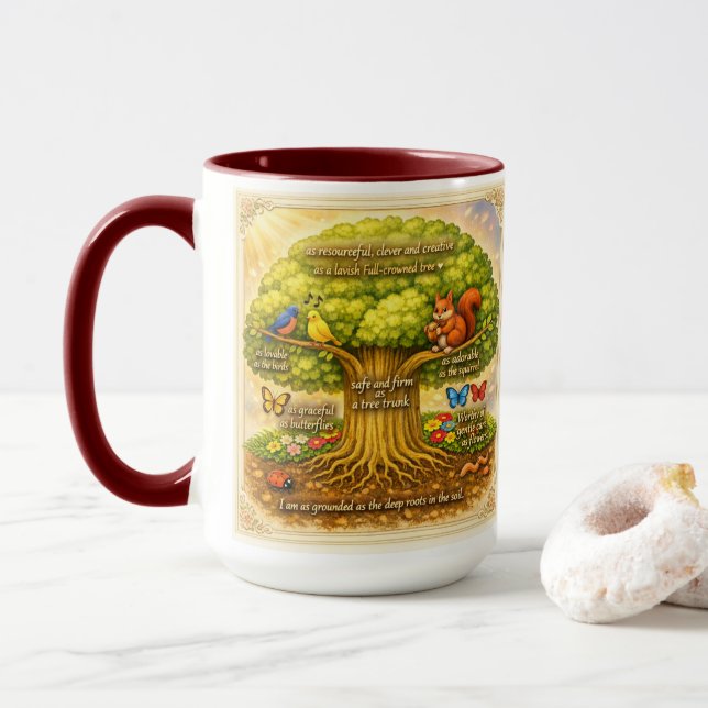 Caneca mova-se ao longo do dia de forma constante, induzi (Com Donut)