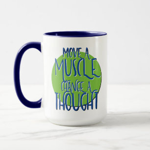 Caneca Mover Um Músculo Alterar Um Slogan De Recuperação
