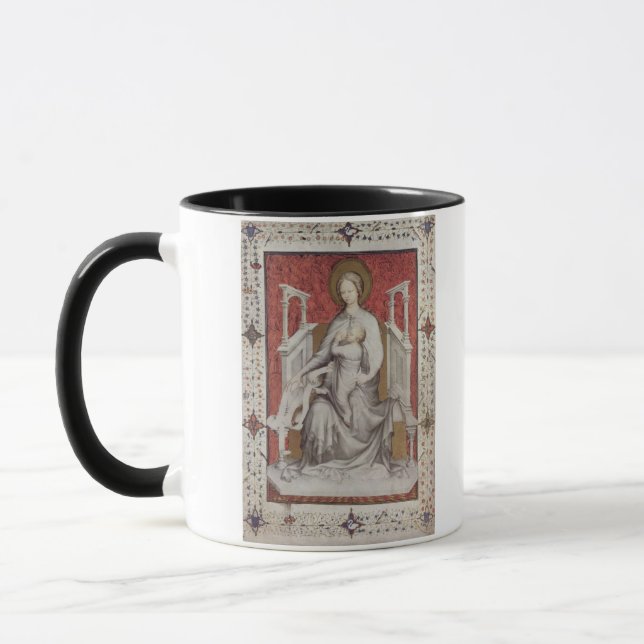Caneca MS 11060-11061 o Virgin que suckling o Jesu (Esquerda)