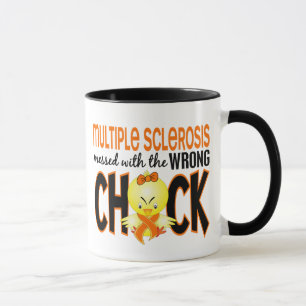 Caneca MS da esclerose múltipla sujado com o pintinho