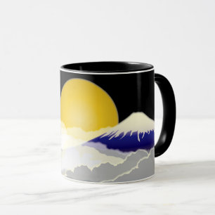 Caneca Mt. FUJI e Moon Japão