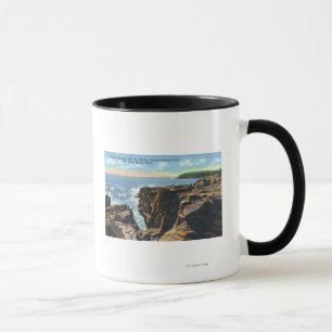 Caneca Mt. Ideia de ilha de deserto do furo do trovão