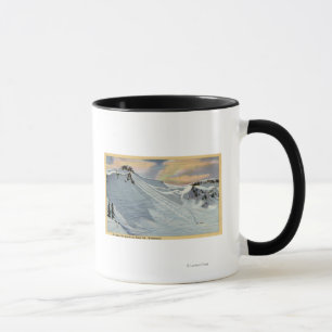 Caneca Mt. Padeiro, Washington - vista do esqui do