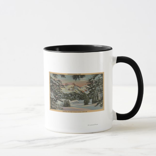 Caneca Mt. Rainier, WA - Paraíso no Intervalo de Tatoosh (Direita)
