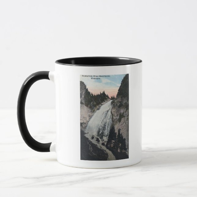Caneca Mt. Rainier, Washington - Vista de Sluiskin Falls (Esquerda)