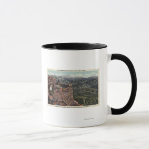 Caneca Mt. San Bernardino, borda O o mundo Hwy