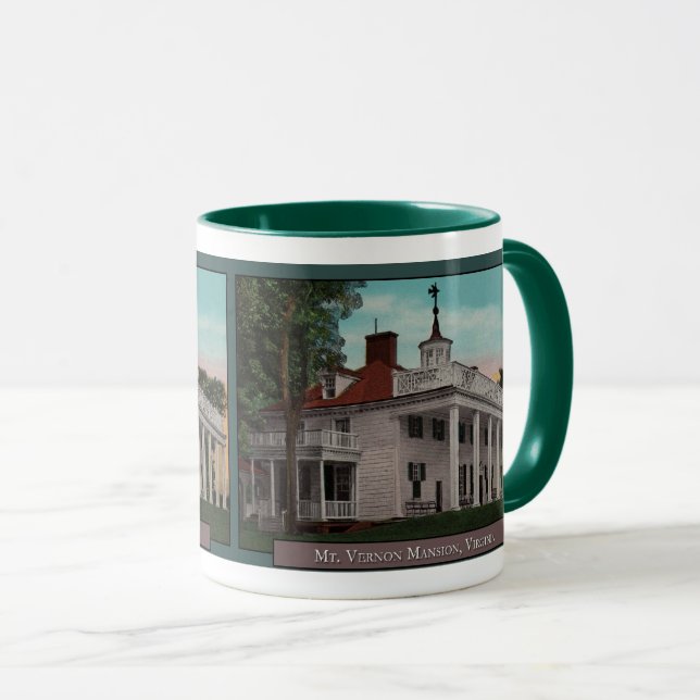 Caneca Mt. Vernon Vintage (Frente Esquerda)