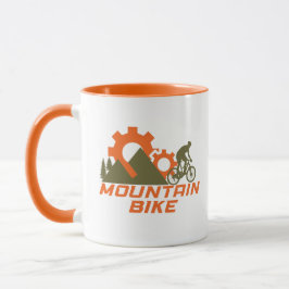Caneca MTB Bicicleta de Montanha Downhill Moderna