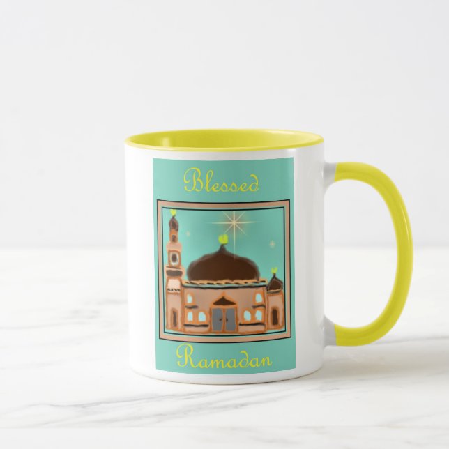 Caneca Muçulmanos de Ramadan Eid Mubarak islâmicos (Direita)