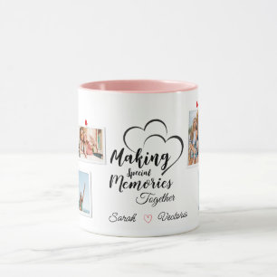 Caneca Mudança de foto de colagem para o melhor amigo