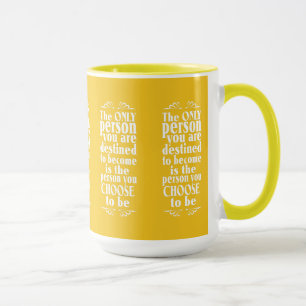 Caneca Mudanças de cores personalizadas de ESCOLHA Motiva