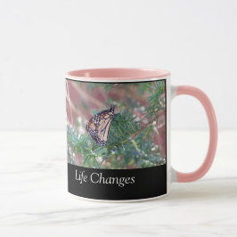Caneca Mudanças de vida de presentes inspiracionais
