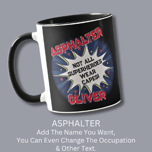Caneca Mude Qualquer Texto, ASPHALTER, Nem Todos Os Super
