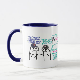 Caneca Mude seu carro - Engraçado, Moto-sport Cote Mug