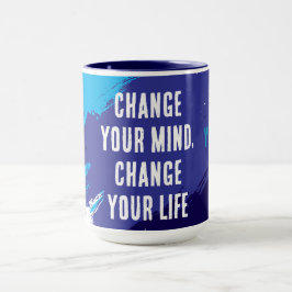 Caneca Mude Sua Mente, Mude Sua Vida (AZUL)