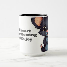 Caneca Mug A heart overflowing with joy