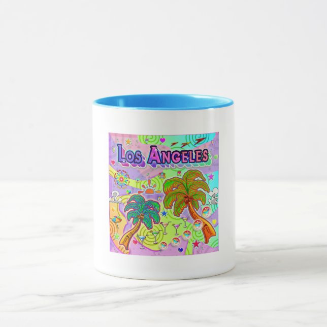 Caneca Mug Alvo de Férias de Los Angeles (Centro)