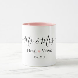 Caneca Mug Amour & Mariage