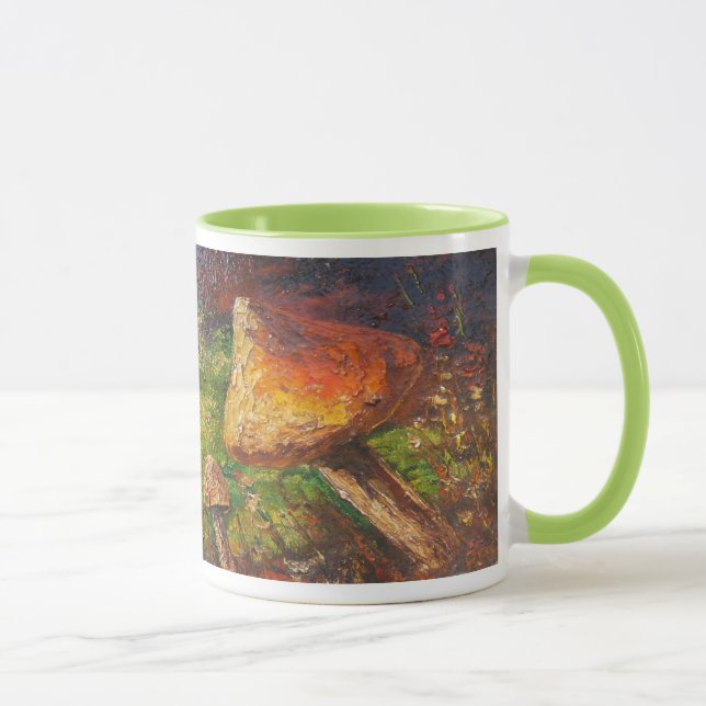 Caneca Mug Ann Hayes Pintando Cogumelos (Direita)