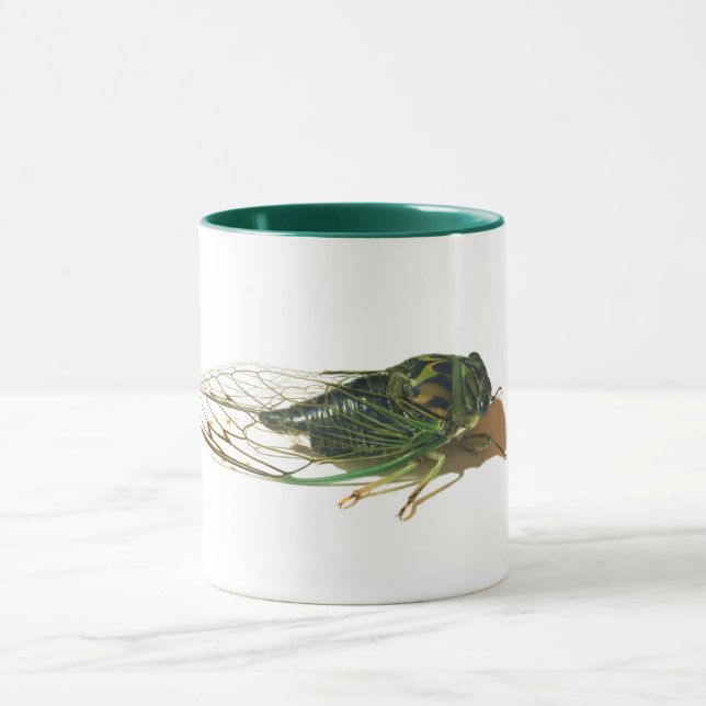 Caneca Mug anual de Cicada de Linne (Neotibicen linnei) (Centro)