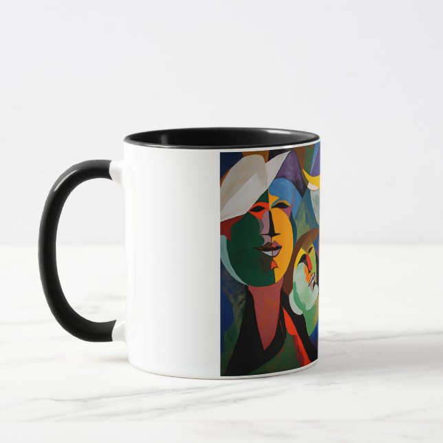 Caneca Mug art abstrait (Esquerda)