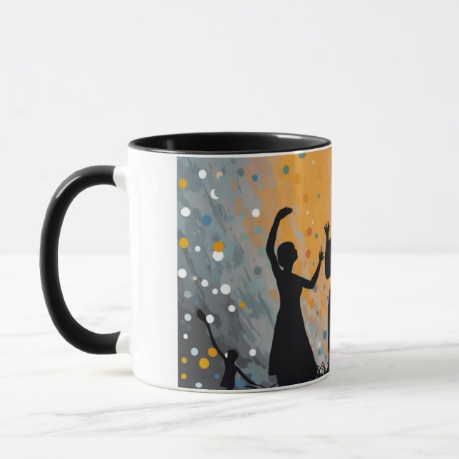 Caneca Mug art abstrait (Esquerda)