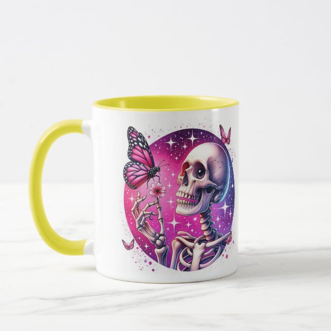 Caneca mug avec squelette joyeux (Esquerda)