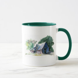 Caneca Mug - Barn de Aquarela
