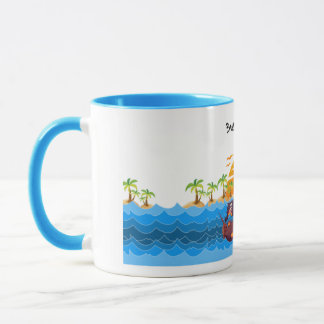 Caneca Mug Beach & Coconut - BruceWnTv