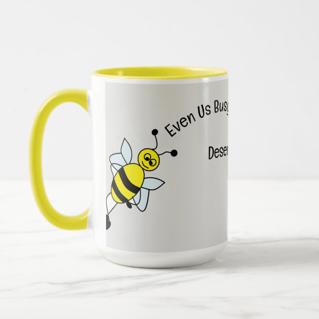 Caneca Mug: Bee ocupado (Esquerda)