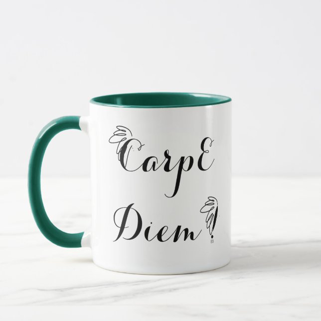 Caneca Mug bicolore 7 Carpe Diem (Esquerda)