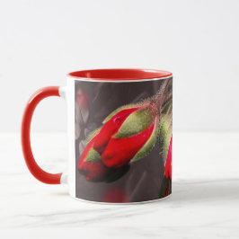 Caneca Mug Bloom Red And Dark