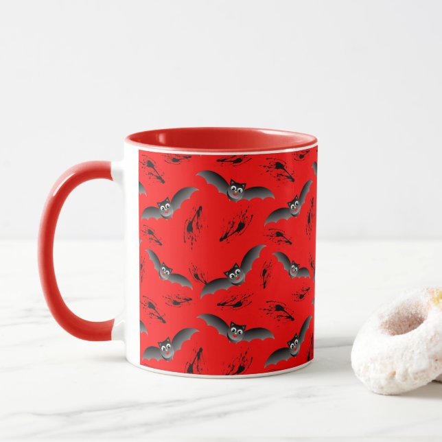 Caneca Mug Bonito De Halloween (Com Donut)