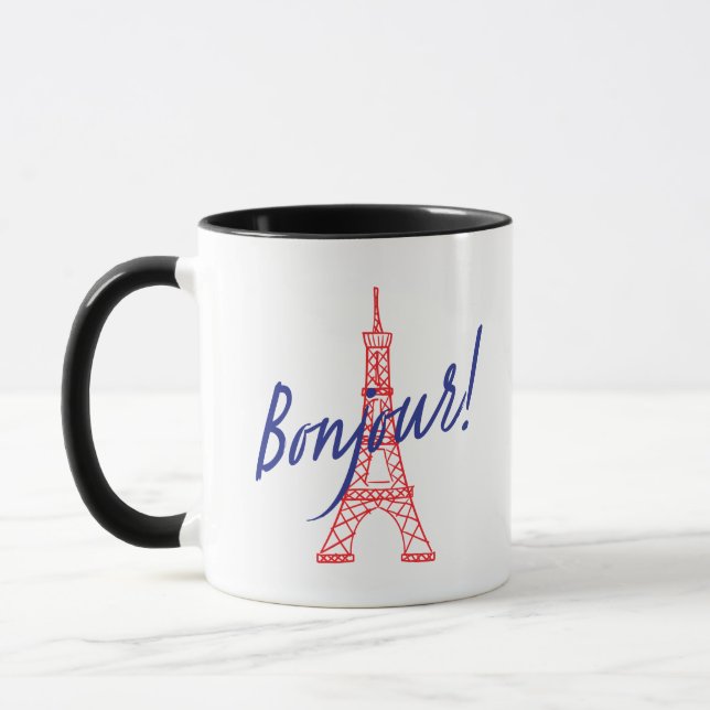 Caneca Mug Bonjour Paris ! (Esquerda)