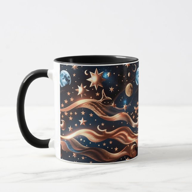 Caneca Mug - Bronze Celestial Moon (Esquerda)