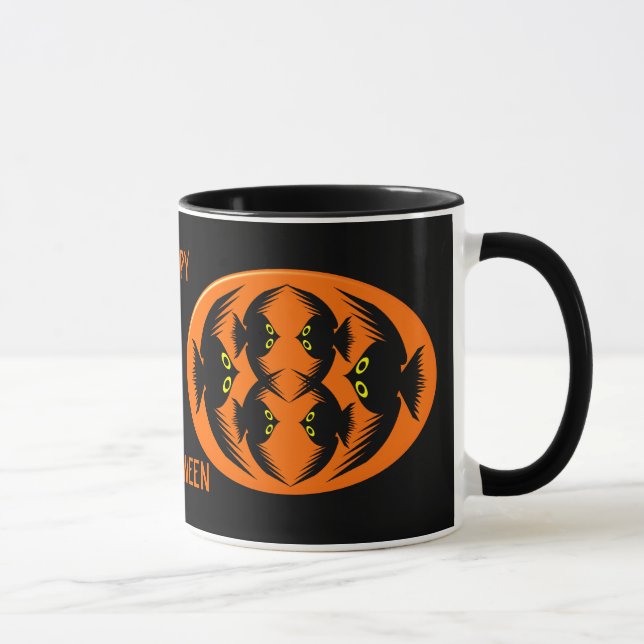Caneca Mug Café de Halloween Crows (Direita)