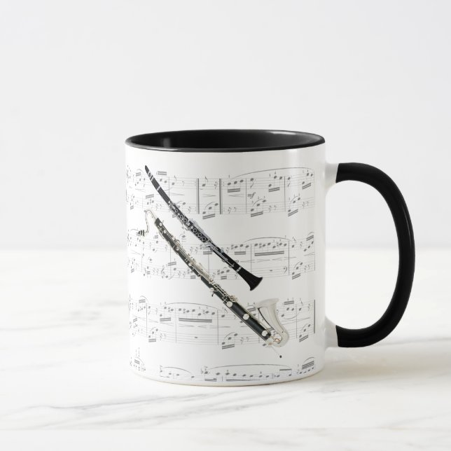 Caneca Mug - Clarinets com partituras (Direita)