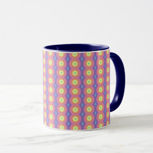 Caneca Mug - Colores arco-íris em círculos