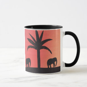 Caneca Mug com Design de elefante