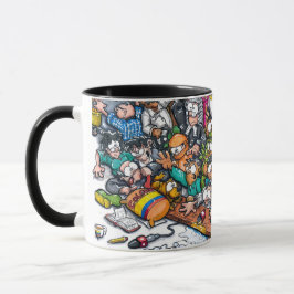 Caneca Mug com um desenho sobre a colômbia