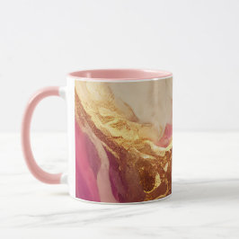 Caneca Mug Combo Personalizado: Púrpura, & Dourado Acento