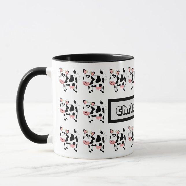 Caneca Mug Cow Design (Esquerda)