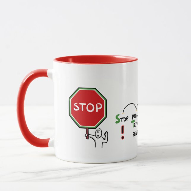 Caneca Mug “da arte de tomar uma pausa” (Esquerda)