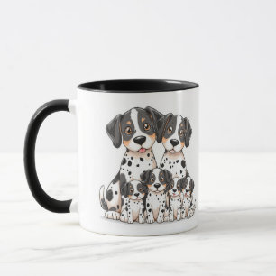 Caneca Mug da Família Dalmaciana Adorável