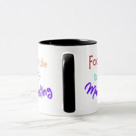 Caneca Mug de Afirmação Positiva