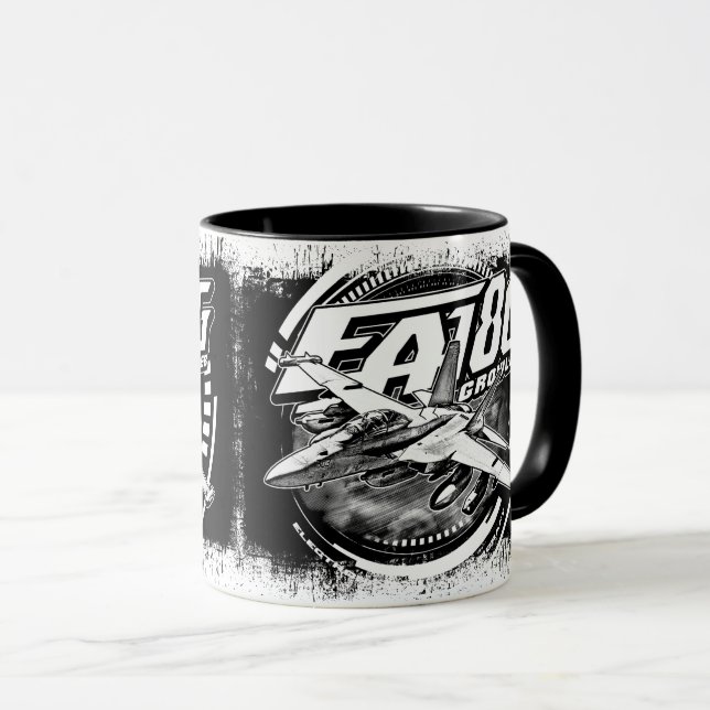 Caneca Mug de agricultor EA-18G (Frente Esquerda)