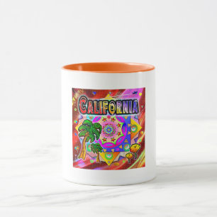 Caneca Mug de Amigos Tropicais da Califórnia
